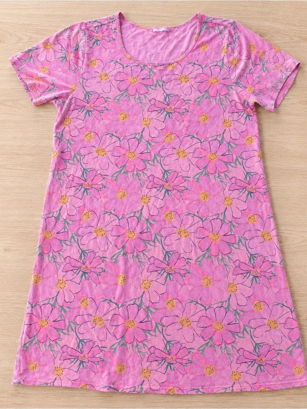 FRESH PRODUCE Womens organic cotton dress pink M